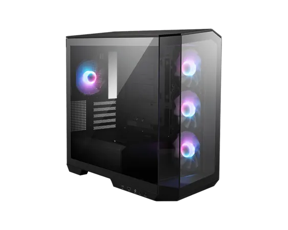 MSI MAG Forge M100R ARGB Mini Tower Cabinet, ATX Support, Up To 240 mm Radiator Support
