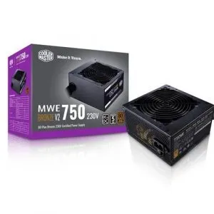 Cooler Master MWE 750 Bronze V2 80 Plus Bronze 750W Non Modular Power Supply MPE-7501-ACABW-BIN