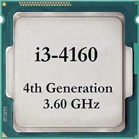 Intel Core i3-4160 (4TH Gen) 3MB Cache 3.6 GHz LGA 1150 Socket 2 Cores Desktop Processor