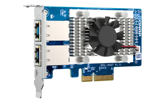 QNAP QXG-10G2T Dual Port 10 GbE (RJ45) Network Expansion Card