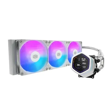 Cooler Master MasterLiquid Core Nex Digital 360 ARGB Liquid CPU Cooler - White