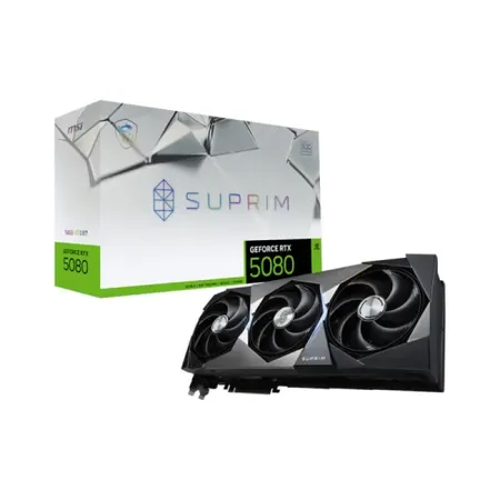 MSI GeForce RTX 5080 Suprim SOC 16GB Graphic Card