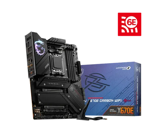 MSI MPG X670E CARBON WIFI MOTHERBOARD