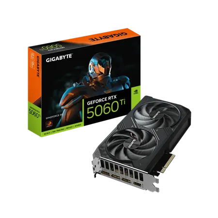 Gigabyte GeForce RTX 5060 Ti Windforce 8GB GDDR7 Graphic Card GV-N506TWF2-8GD