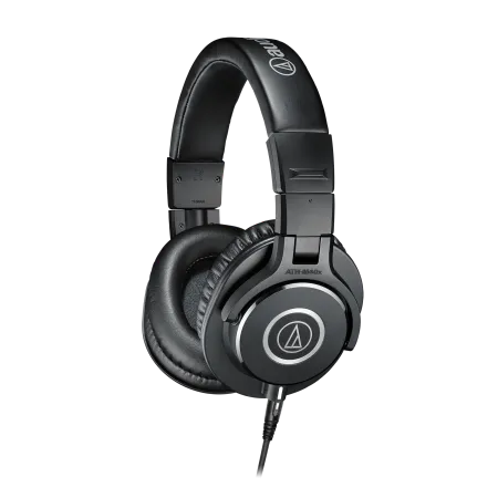 Audio-Technica Ath-M40X Professional Studio Wired Over Ear Headphones Without Mic (Black)
