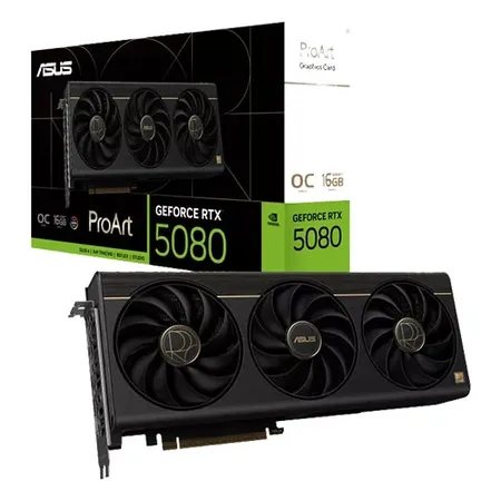 ASUS ProArt RTX 5080 16GB GDDR7 OC Edition Graphics Card (PROART-RTX5080-O16G)