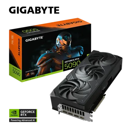 GIGABYTE RTX 5090 WINDFORCE OC 32GB GDDR7 GRAPHICS CARD