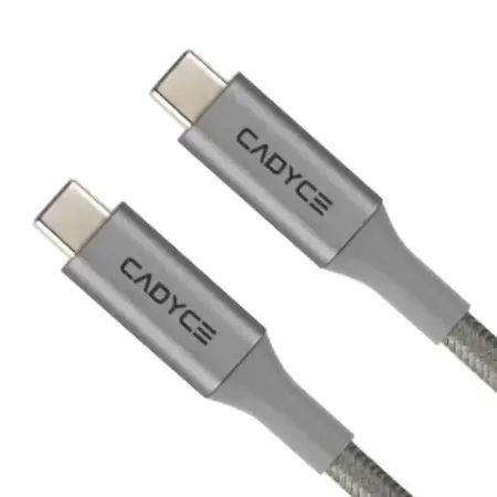 Cadyce USB-C Sync and Charge Cable (1M) 3A Charging Output White (CA-C2C)