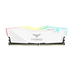 Teamgroup T-Force Delta RGB 16GB (16GBx1) DDR4 3200Mhz CL16 Desktop RAM White (TF4D416G3200HC16F01)
