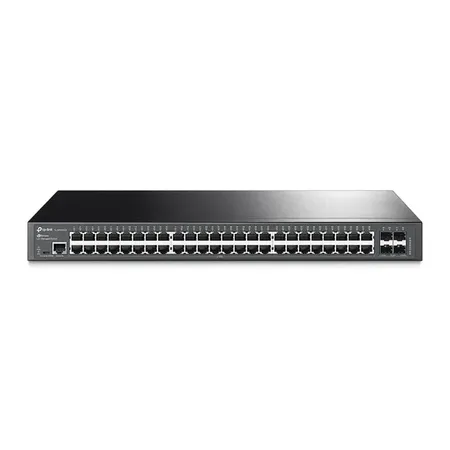 TP-Link JetStream TL-SG3452XP 48-Port Gigabit and 4-Port 10GE SFP+ L2+ Managed Switch with 48-Port PoE+