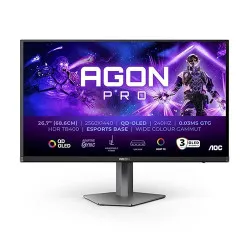 AOC AGON Pro AG276QZD2 27 Inch 2K QHD 240Hz Oled Panel 98% SRGB 0.03MS Adaptive sync Gaming Monitor