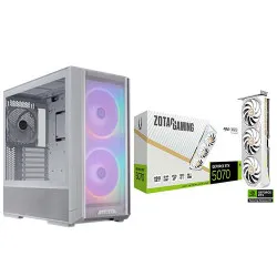 Lian Li LANCOOL 216 White + ZOTAC GAMING GEFORCE RTX 5070 AMP WHITE Bundle