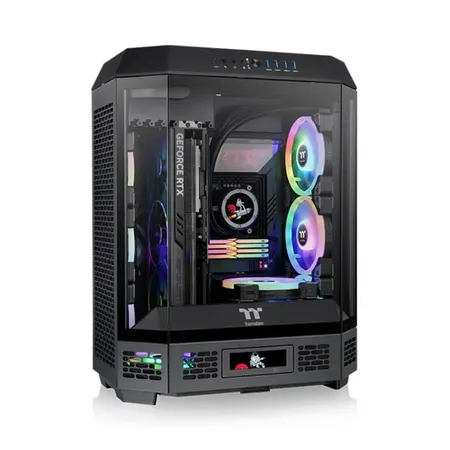Thermaltake The Tower 600 ATX Mid Tower Tempered Glass Computer Case Vertical Design