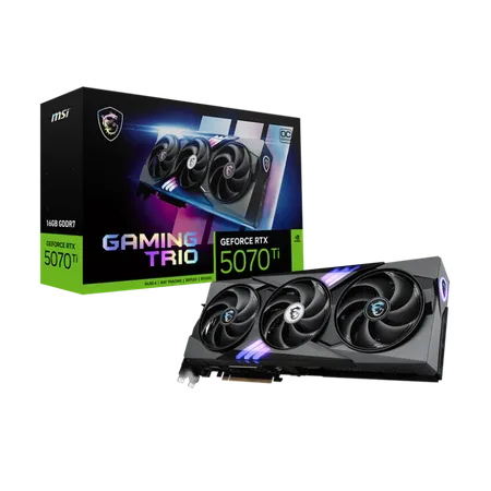 MSI RTX 5070 Ti Gaming Trio OC Plus 16GB GDDR7 Graphics Card (G507T-16GTCP)