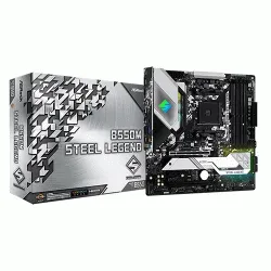 ASRock B550M Steel Legend AMD AM4 DDR4 4733+ OC Micro ATX Motherboard