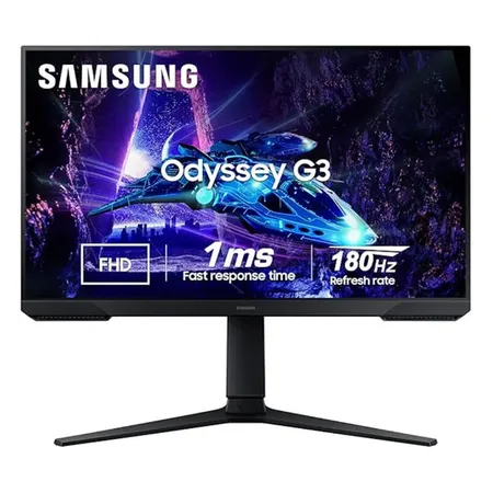 Samsung Odyssey G3 LS27DG300EWXXL 27" 180Hz 1ms FHD Gaming Monitor with Height Adjustable Stand