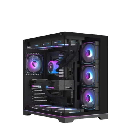 ANT ESPORTS Crystal X7 Pro Max ATX Mid Tower Cabinet ( Black )