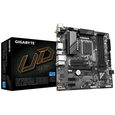GIGABYTE GA-B760M-DS3H AX DDR5 INTEL LGA1700 MOTHERBOARD