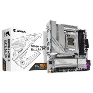 Gigabyte B650M Aorus Elite AX ICE Motherboard