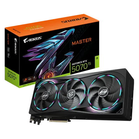 Gigabyte AORUS GeForce RTX 5070 Ti Master 16GB GDDR7 Graphic Card GV-N507TAORUS M-16GD