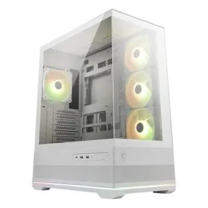 MSI MAG PANO 110R PZ Mid-Tower Gaming PC Case - White