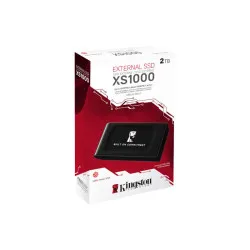 Kingston 2TB XS1000 USB-A 3.2 Gen 2 External SSD SXS1000R/2000GA