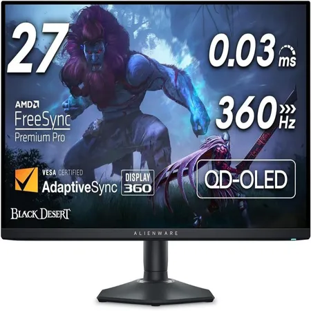 Dell Alienware AW2725DF 27" QHD 360Hz QD-OLED Gaming Monitor
