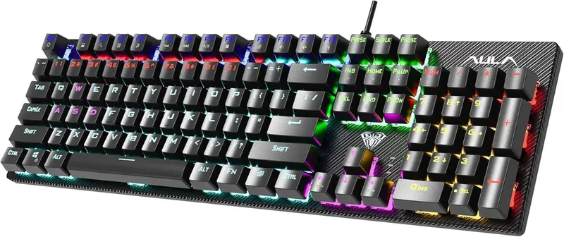 AULA S2022 BLACK MECHANICAL GAMING KEYBOARD
