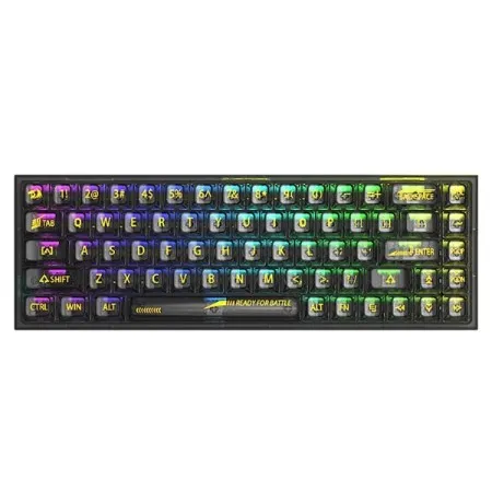 Redragon K631 Pro 65% Transparent Wireless Mechanical Keyboard Black