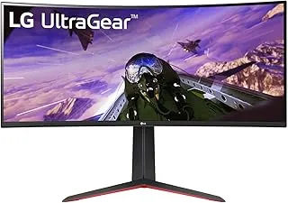LG Electronics Ultragear 21:9 Curved Gaming LED Monitor 86.42 Cm (34 Inch),Qhd 3440 X 1440,5Ms,160Hz,AMD Freesync Premium,HDR 10,Srgb 99%,Height Adjust Stand,Dp,Hdmi,Speaker,Headphone Out,34Gp63A