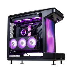 Cooler Master MasterFrame 360 STAGE LCD Mid Tower Cabinet - Black