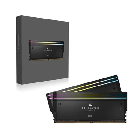 Corsair Dominator Titanium RGB DDR5 RAM 32GB (2x16GB) DDR5 6000MHz (CMP32GX5M2B6000C30)