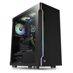 Thermaltake H200 TG RGB ATX Mid Tower Chassis - Black (CA-1M3-00M1WN-00)