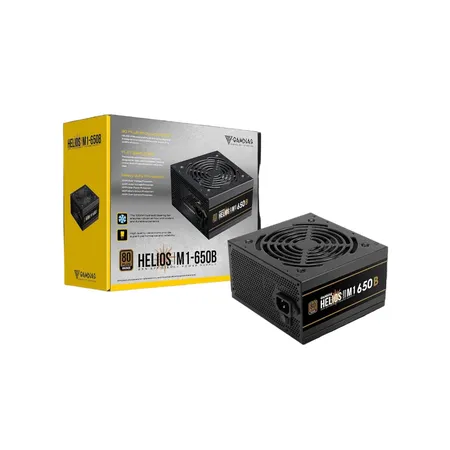 GAMDIAS Helios M1 650B 650W 80+ Bronze Non Modular ATX 2.0 Power Supply ( 650W )