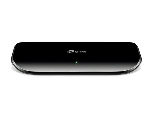 TP-Link 8 Port Gigabit Ethernet Network Switch Hub | Plug and Play | Desktop or Wall-Mount | Plastic Case Ethernet Splitter | Fanless | Traffic Optimization