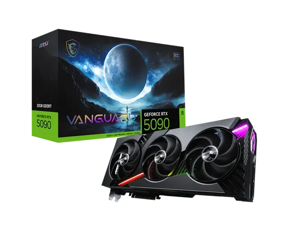 MSI RTX 5090 Vanguard SOC 32GB GDDR7 Graphics Card