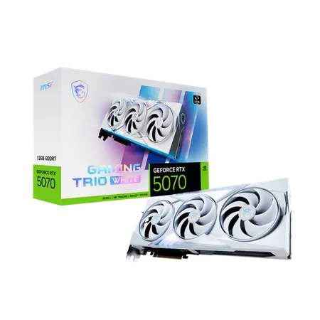 MSI RTX 5070 Gaming Trio OC White 12GB GDDR7 Graphics Card