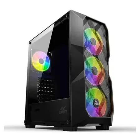 ANT ESPORTS ICE-300 Mesh ATX Mid Tower Cabinet (Black)