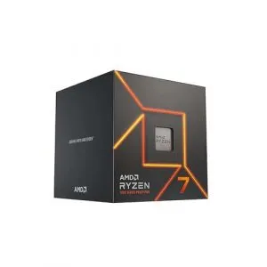 AMD 7000 Series Ryzen 7 7700 Desktop Processor 8 cores 16 Threads 40 MB Cache 3.8 GHz Upto 5.3 GHz AM5 Socket (100-100000592BOX)