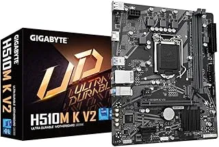 GIGABYTE H510M K V2 Motherboard | Intel H510 | Micro ATX | DDR4 | PCIe 3.0 | HDMI | USB 3.2 | Reliable Entry-Level