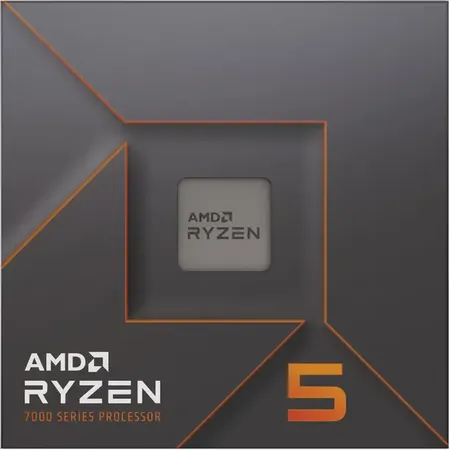 AMD Ryzen 5 7600 3.8 GHz Upto 5.1 GHz AM5 Socket 6 Cores 12 Threads 6 MB L2 32 MB L3 Desktop Processor