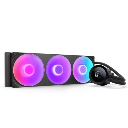 NZXT Kraken Plus 360 RGB 360mm AIO Liquid Cooler - Black
