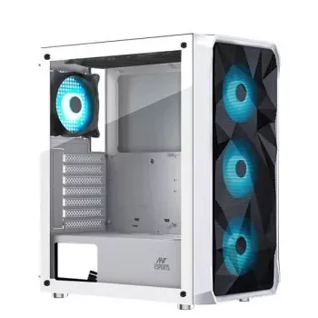 Ant Esports ICE-112 Gaming Cabinet - White...