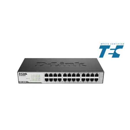 D-Link DES-1024D 24 Port 10 100 Mbps Unmanaged Desktop Rackmount Ethernet Switch