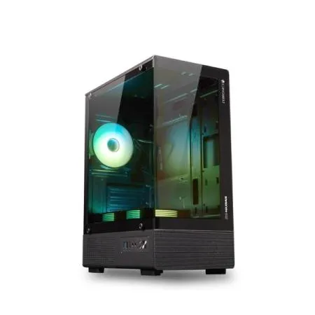 ZEBRONICS Maximus Gaming Mid Tower Cabinet (Black)
