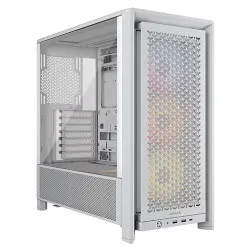 CORSAIR FRAME 4000D RS ARGB Modular High Airflow Mid-Tower PC Case-White