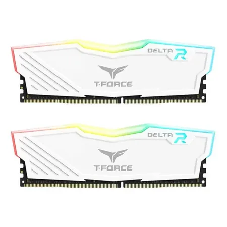 TEAMGROUP T-Force Delta RGB 32GB ( 16GB x 2 ) 3200MHz DDR4 RAM ( White ) ( CL16 )