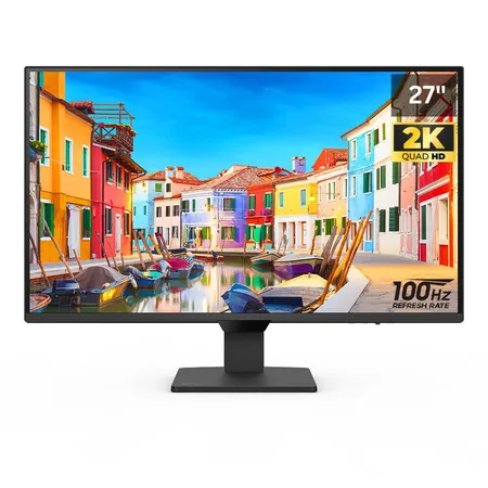 BenQ GW2790Q 27 Inch 2K QHD IPS Monitor with 100Hz, 99% sRGB, 1500:1 CR, Eye-Careu, Dual HDMI, Display Port, Bezel-Less, Eyesafe, VESA Mediasync, Low Blue Light+, Speakers, VESA Wall Mountable Black
