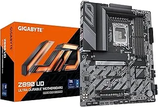 GIGABYTE Z890 UD Motherboard – Intel Core Ultra Series 2, DDR5, PCIe 5.0, 2.5GbE LAN, USB4 Type-C, AI Perfdrive, Premium Cooling & Storage