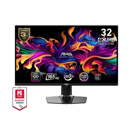 Msi Mag 321UP 32 Inch QD-OLED UHD 165HZ Gaming Monitor